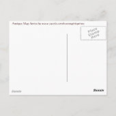 アンティークマップシリーズ ポストカード (裏面)