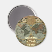 アンティークマップシリーズ マグネット (正面/裏面)