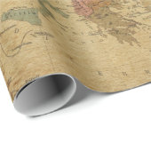 アンティークマップスタイル13ラッピング紙転が ラッピングペーパー (ロールコーナー)
