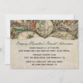 アンティークマップパーティの招待状 招待状 (正面)