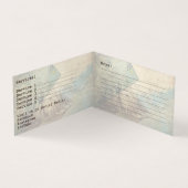 アンティークマップヴィンテージ – 名刺 (内部)