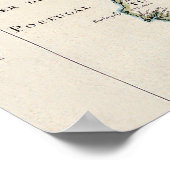 アンティークマップ(WorldMap of EuropeMatthaus 11) ポスター (角)