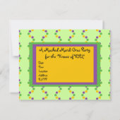 アンティークマルディグラスフルーア 招待状 (裏面)