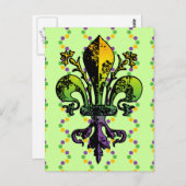 アンティークマルディグラフルーア ポストカード (正面/裏面)