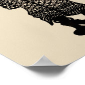 アンティークマレー人影操り人形 ポスター (角)