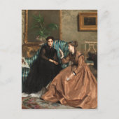 アンティークミュージアム絵画の2姉妹レターレプリカ ポストカード (正面)