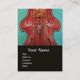 アンティークミュージカル楽器ライロンクラシック音楽 名刺