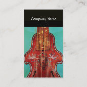 アンティークミュージカル楽器,ライラダガンバミュージック 名刺 (裏面)