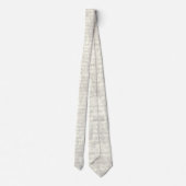 アンティークミュージックシートグレーフローラネクタイ ネクタイ (裏面)