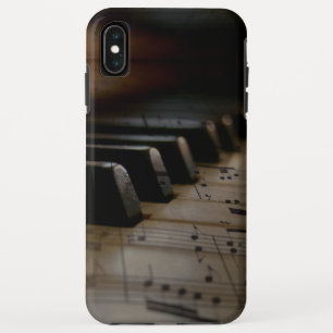 アンティークミュージックピアノ鍵 iPhone XS MAXケース