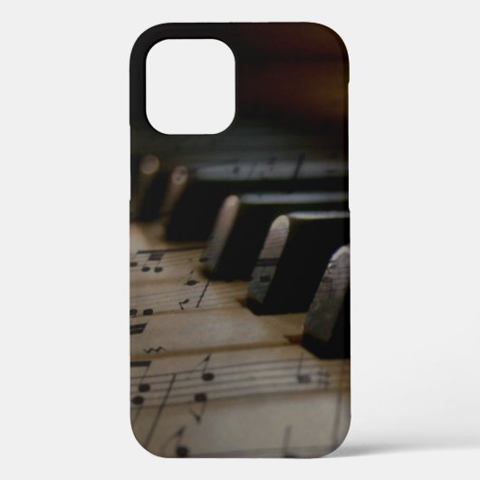 アンティークミュージックピアノ鍵 Case-Mate iPhoneケース (裏面)