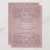 アンティークムーヴバラ結婚式招待状 招待状 (正面/裏面)