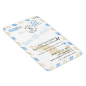 アンティークメキシコエアメール日付を保存 マグネット (右側)