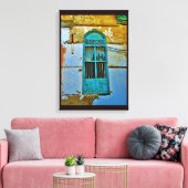 アンティークメタルウィンドウ キャンバスプリント (インサイチュ (リビング))