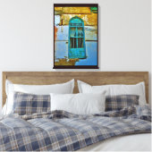 アンティークメタルウィンドウ キャンバスプリント (インサイチュ (寝室))