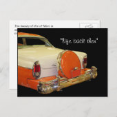 アンティークメルクカーハガキカスタマイズーit ポストカード (正面/裏面)