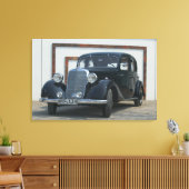 アンティークメルセデス3 キャンバスプリント (インサイチュ (リビング))