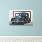 アンティークメルセデス3 キャンバスプリント (インサイチュ (ウッドフロア))