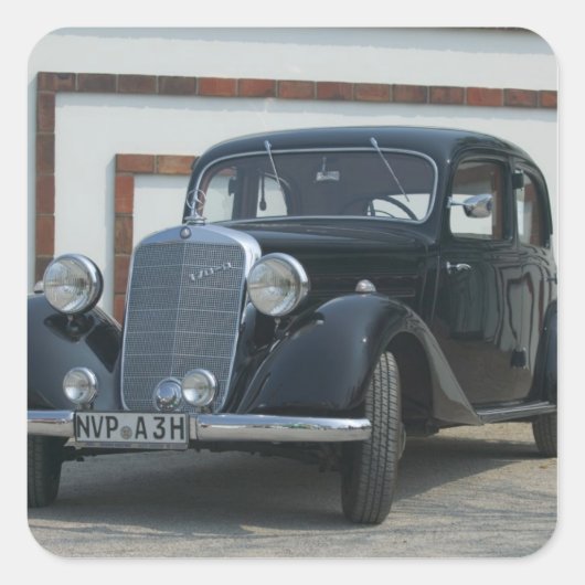 アンティークメルセデス3 スクエアシール (正面)