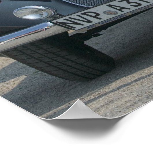 アンティークメルセデス3 ポスター (角)