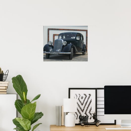 アンティークメルセデス3 ポスター (ホームオフィス)
