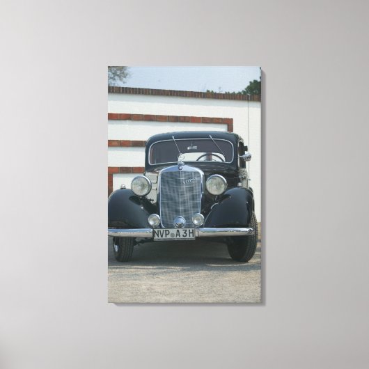 アンティークメルセデス キャンバスプリント (正面)