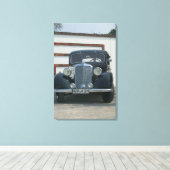 アンティークメルセデス キャンバスプリント (インサイチュ (ウッドフロア))