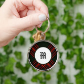 アンティークメンジーズ狩りタータンチェッククランプレイド  キーホルダー (手)