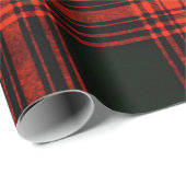 アンティークメンジーズ狩りタータンチェックプレイドパターン ラッピングペーパー (ロールコーナー)