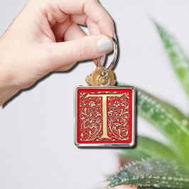 アンティークモノグラムT キーホルダー