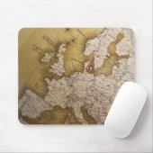 アンティークヨーロッパの地図。旧世界。 マウスパッド (マウス)