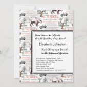 アンティークライノセロスライノアブレチドゥラースタイル 招待状 (裏面)