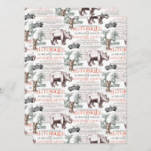 アンティークライノセロスライノアブレチドゥラースタイル 招待状 (正面/裏面)