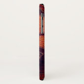 アンティークラジオウッドアートデコ大聖堂ブラウン Case-Mate iPhoneケース (裏面/左)