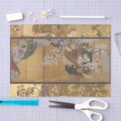 アンティークラッカーさくらんぼの花 薄葉紙 (クラフト)