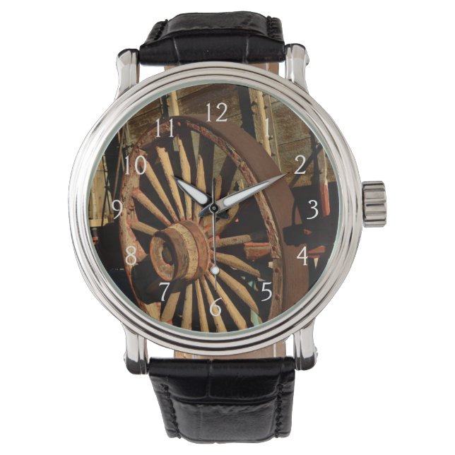 アンティークラバ列車ワゴン 腕時計 (正面)