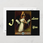 アンティークラブオンザスクエアマソニックバレンタインカード シーズンポストカード (正面/裏面)