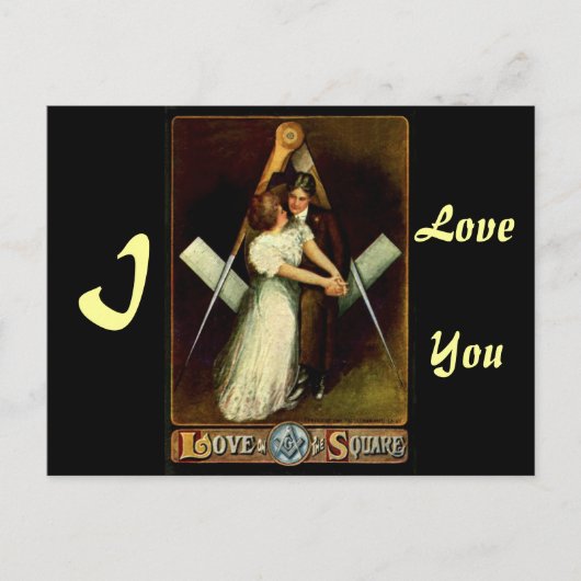 アンティークラブオンザスクエアマソニックバレンタインカード シーズンポストカード (正面)