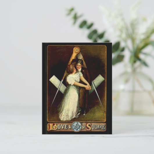 アンティークラブオンザスクエアマソニックバレンタインカード シーズンポストカード (スタンド正面)