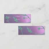 アンティークラベンダーデライト スキニー名刺 (正面/裏面)