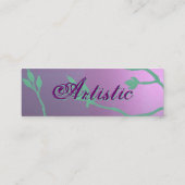 アンティークラベンダーデライト スキニー名刺 (裏面)