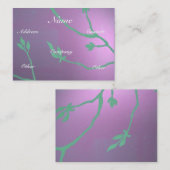 アンティークラベンダーデライト 名刺 (正面/裏面)