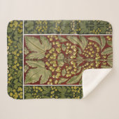 アンティークリーフパターンシェルパブランケット シェルパブランケット (正面(横))