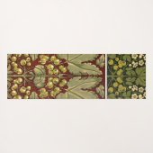 アンティークリーフパターンヨガマット ヨガマット (裏面(横))