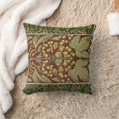 アンティークリーフパターン装飾用クッション クッション (ブランケット)