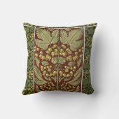 アンティークリーフパターン装飾用クッション クッション (裏面)