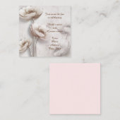 アンティークルッキングロータスフラワー披露宴エンクロージャC エンクロージャーカード (正面/裏面)