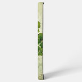 アンティークルックシェードの緑のアイリッシュシャムロック SAMSUNG GALAXYケース (左側面)