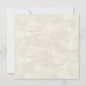 アンティークルックピーコック結婚式招待状 招待状 (裏面)