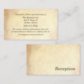 アンティークルック結婚ーのエンクロージャカード エンクロージャーカード (正面/裏面)